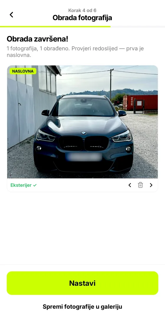 Obrađena fotografija sa skrivenom tablicom